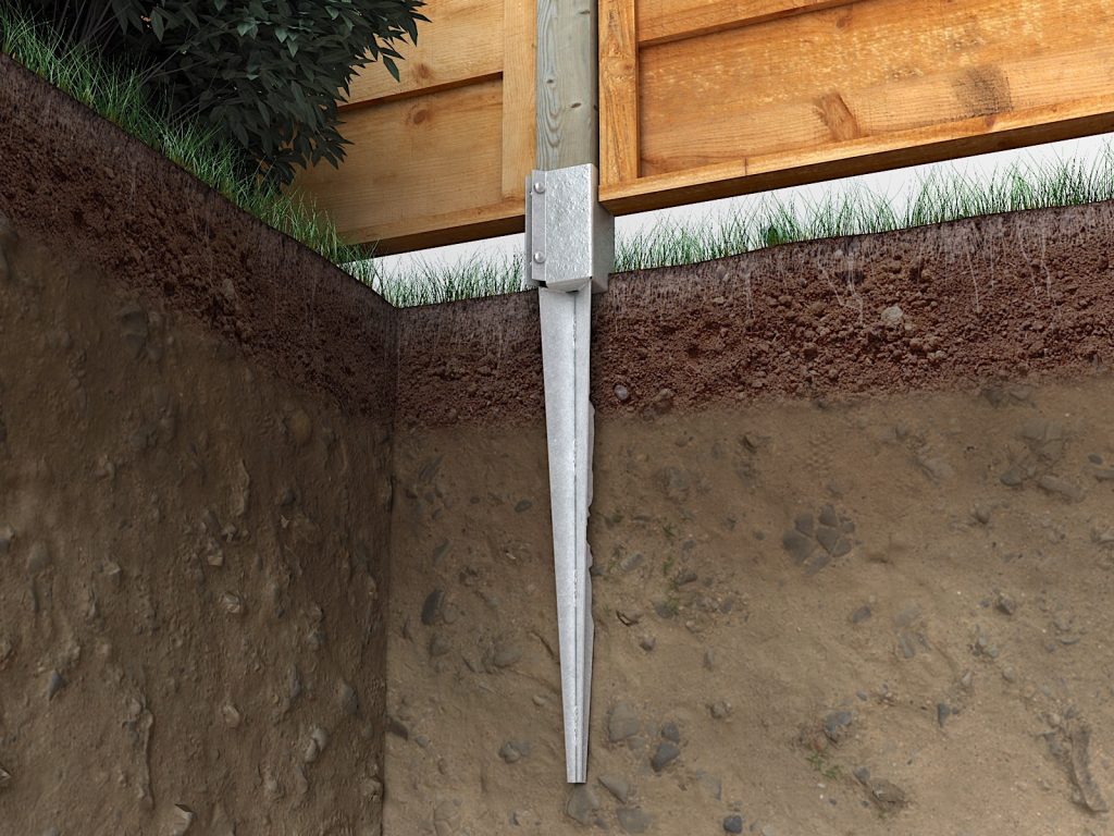 G/DPS Galvanised Drive-In Fence Post Spike