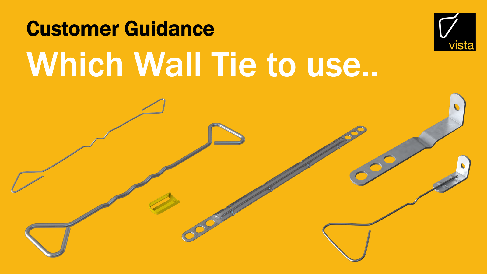 Which wall ties to use? A clear guide to the choices available.